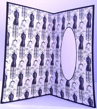 Black and White Vintage Insert by Suzi Cooper