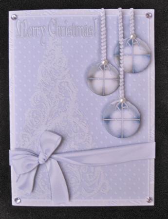 Lavender Baublicious Backing Paper 1 by Suzi Cooper