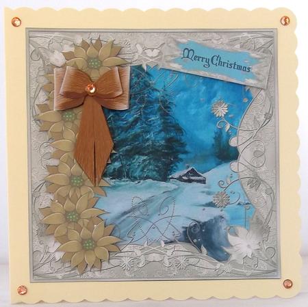 Winter Cabin in the Snow - Merry Christmas Let It Snow! by Suzi Cooper
