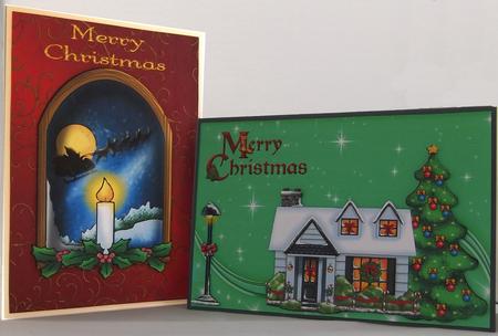 2 Christmas Toppers by Suzi Cooper