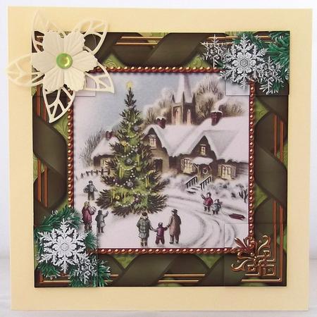 Village Scene 8inch Picture Sheet by Suzi Cooper