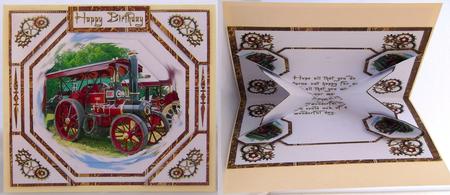Exploding Verse Kit - Red Traction Engine by Suzi Cooper