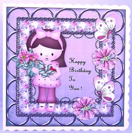 Birthday Cute Girl by Suzi Cooper