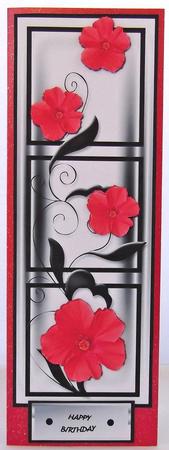 Red Hibiscus Tall Topper by Suzi Cooper