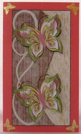 Beautiful Butterflies Curvy Edge Side Stacker Card 1 by Suzi Cooper