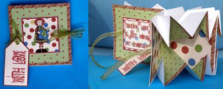 Christmas Annie Exploding Book Insert by Suzi Cooper