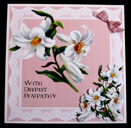 Lilies and Lace Sympathy - Female by Suzi Cooper