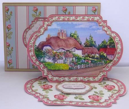 Cottage Easel Card Kit with Ages by Suzi Cooper