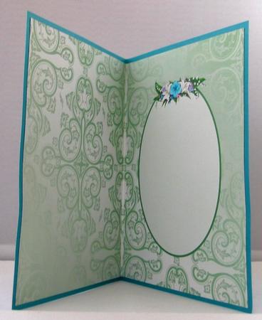 Pale Green Satin and Flowers Is by Suzi Cooper