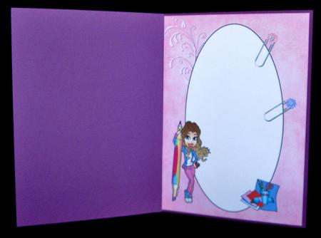 Colour Me Janette Craft Girl Insert Plate by Suzi Cooper