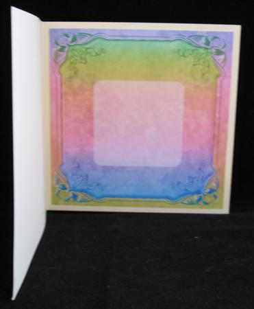 Burgundy and Pink Clematis Delight Insert Panel & Sentiments by Suzi Cooper