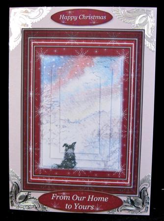 Drifting Silence in Snowflake Frame Pyramage by Suzi Cooper