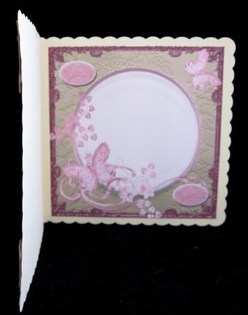 Insert for 8x8- Be My Friend -sepia and Pink Tones by Suzi Cooper