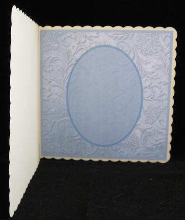 Insert for Rose on Music Sheet 8 x 8 Card by Suzi Cooper