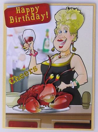 Rock Lobster Lady by Suzi Cooper