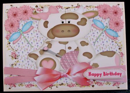 Knitting Moo Cow by Suzi Cooper