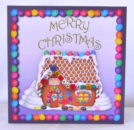 Gingerbread House Merry Christmas by Suzi Cooper