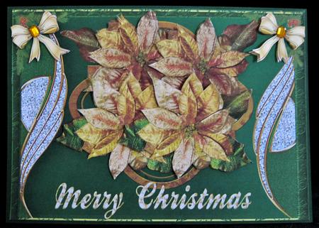 Gold Poinsettias by Suzi Cooper