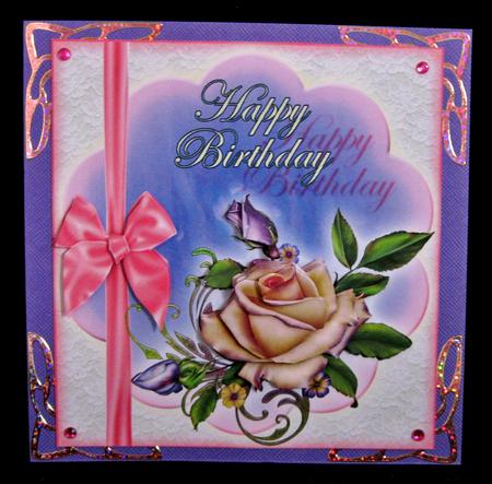 Heritage Rose and Lace 8x8 by Suzi Cooper