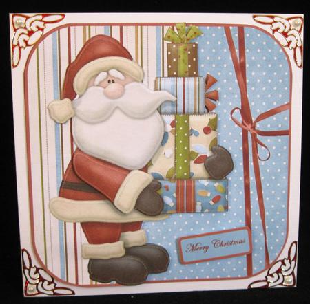 Santa with Lots of Pressies by Suzi Cooper