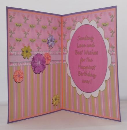 Insert for Butterbee Card by Suzi Cooper