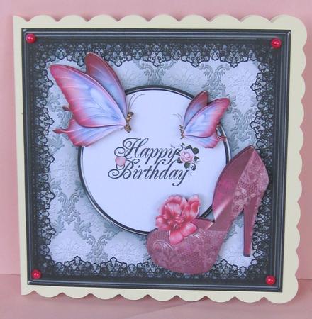 Butterflies and Shoe by Suzi Cooper