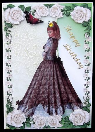 Victorian Lady in Brown by Suzi Cooper