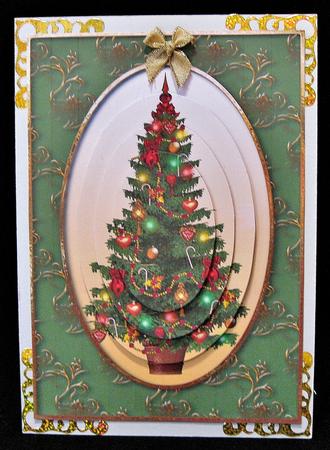 Traditional Christmas Tree Stacker - Green by Suzi Cooper