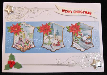 Poinsettias and Vintage Scenes by Suzi Cooper