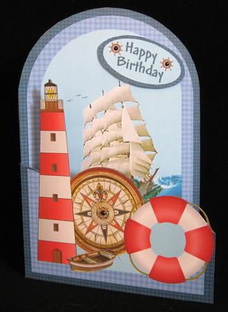 Cutaway Card - at Sea by Suzi Cooper