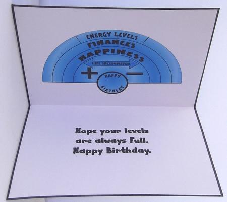 Life Speedometer Insert by Suzi Cooper