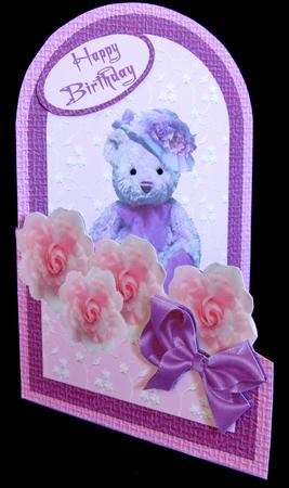 Cutaway - Pink Bear by Suzi Cooper