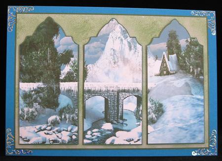 Snowy Mountains Triptych by Suzi Cooper
