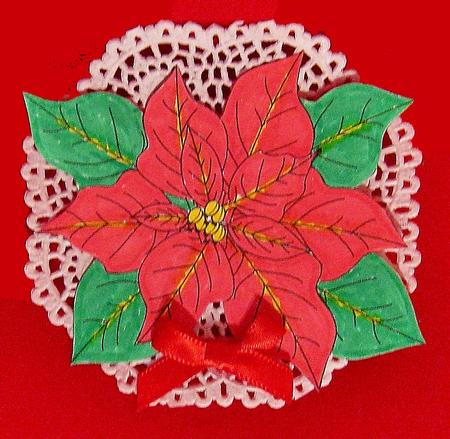 Poinsettia Digital Stamp by Suzi Cooper