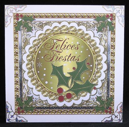 Felices Fiestas Large Fancy Christmas Topper 7 by Suzi Cooper