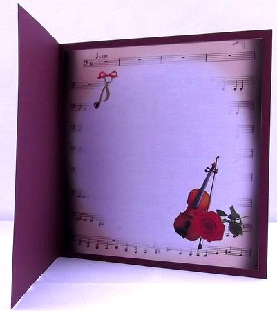 8x8 Music Maestro Please Insert Plate by Suzi Cooper