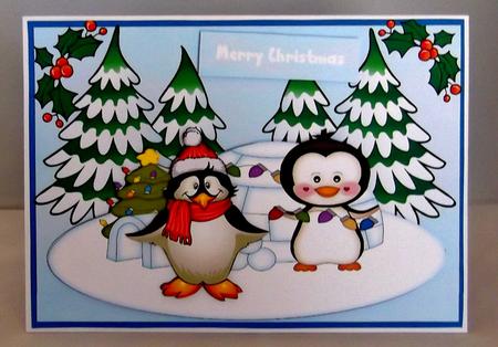 Snow Penquins by Suzi Cooper