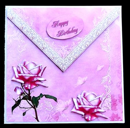 Lace Envelope Card by Suzi Cooper