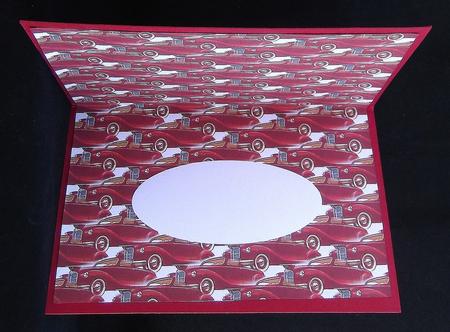 Dads Red Car Insert by Suzi Cooper