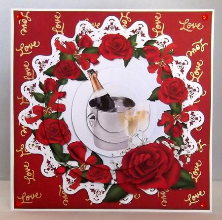 Anniversary Roses Pyramid by Suzi Cooper