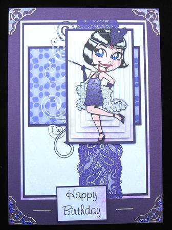1920's Frieda Flappa 7x5inch Pyramid by Suzi Cooper