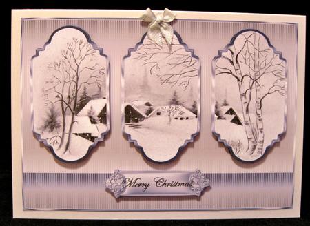 Vintage Winter Scene by Suzi Cooper