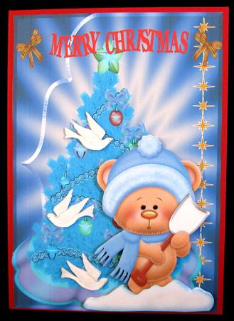 Christmas Teddie Snowfun by Suzi Cooper