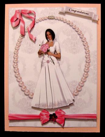 Bride on Her Wedding Day with Pink by Suzi Cooper
