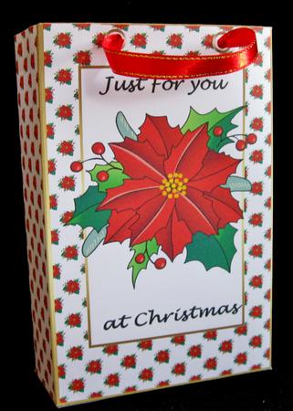 Poinsettia Gift Bag by Suzi Cooper