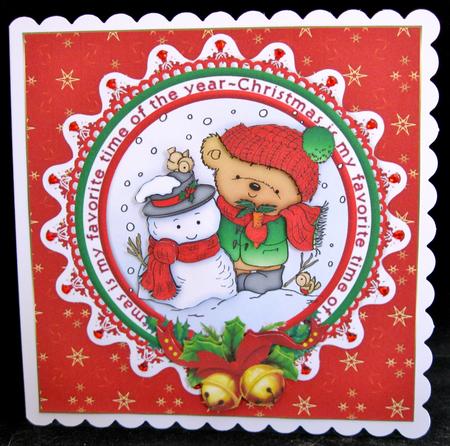 8x8 Dressing Snowman by Suzi Cooper