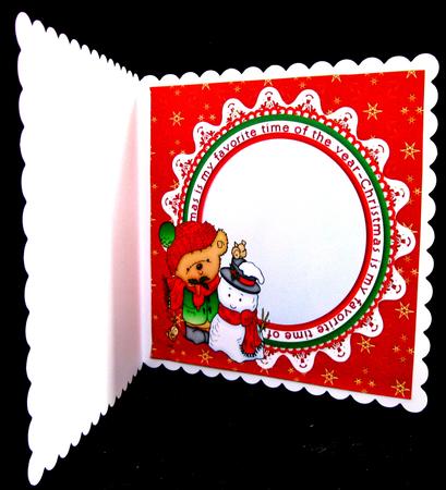 Dressing Snowman Insert Plate by Suzi Cooper