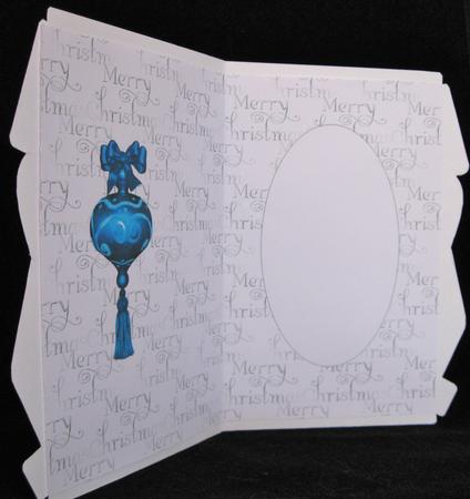 Blue Bauble Insert by Suzi Cooper