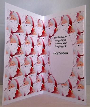Christmas Santa Insert by Suzi Cooper