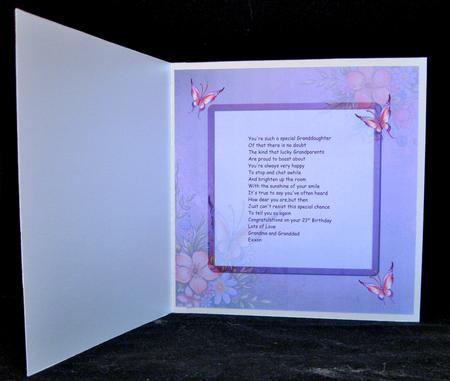 Floral Insert by Suzi Cooper